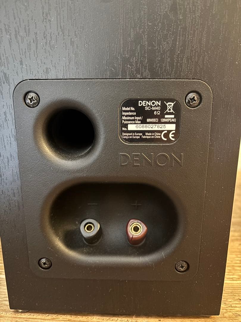 DENON スピーカー ブラックSC-M40ペア