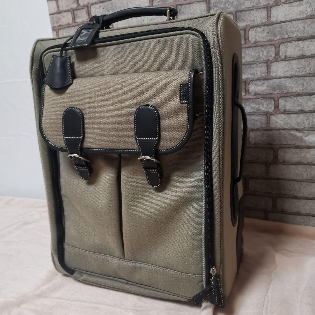 希少 PORTER 吉田カバン キャリーケース キャンバス 本革 鍵付き