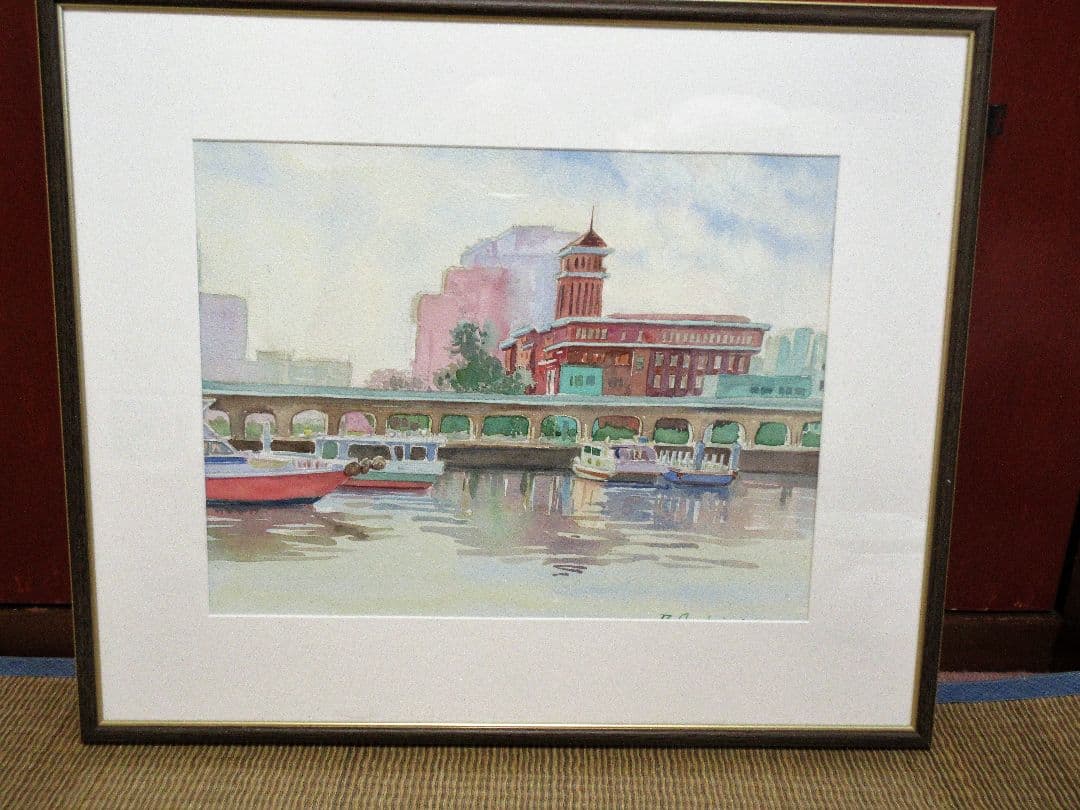 水彩画 神奈川県庁