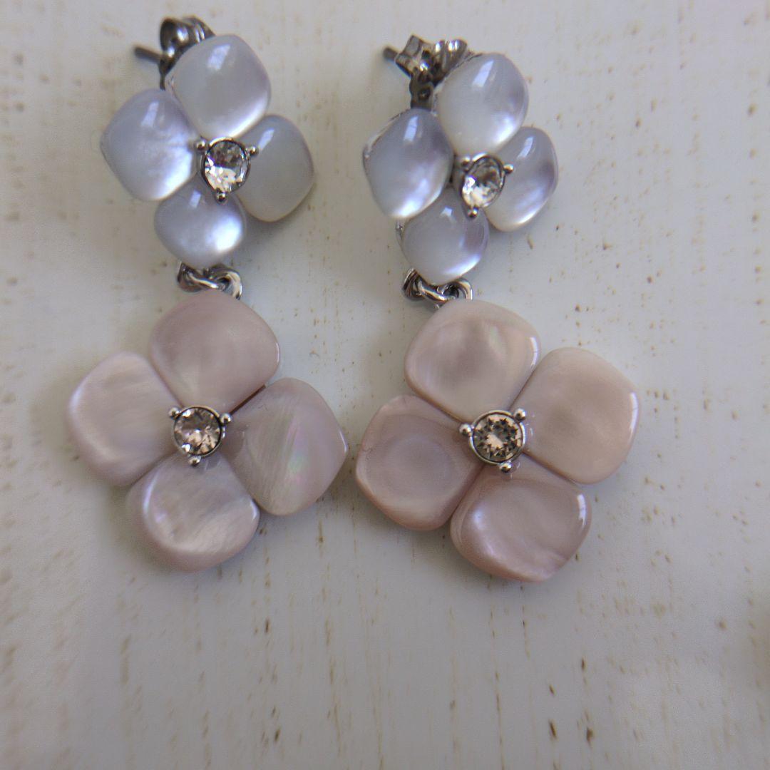 ぶ*み様 ヴァンドームブティック　フラワーモチーフ ネックレスとピアスセット