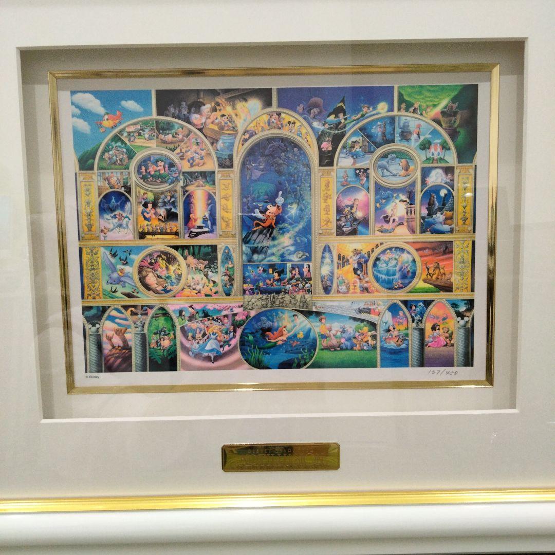 u342　ディズニー生誕記念オールキャスト限定シルクスクリーン