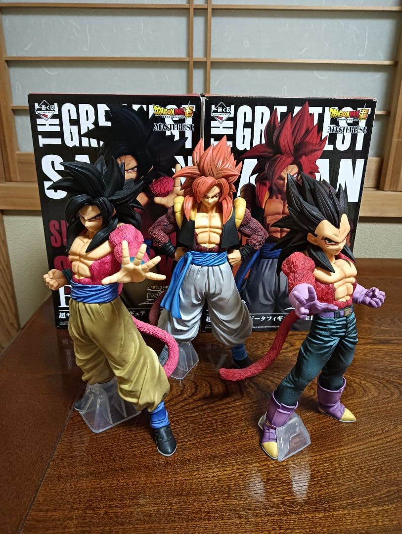 ドラゴンボール【一番くじ】グレイティストサイヤン　フィギュア　セット