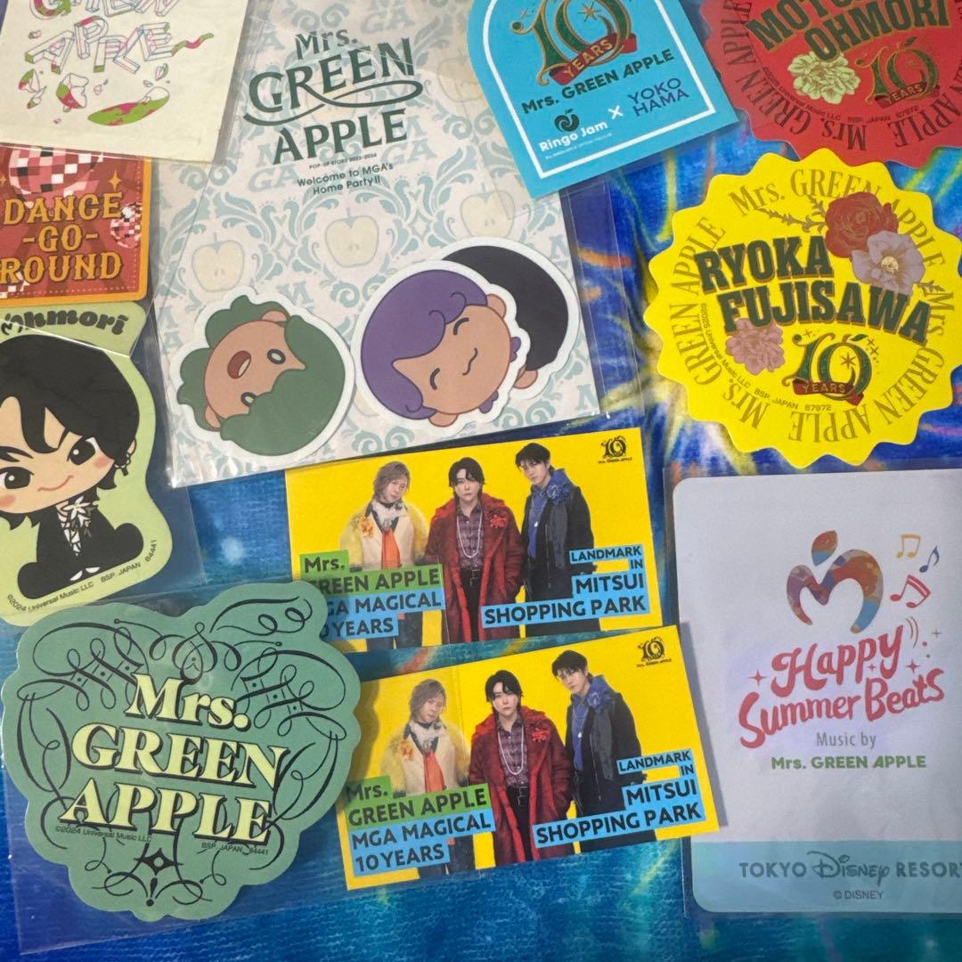 ミセスグリーンアップル　ステッカー　まとめ売り　フェーズ1 フェーズ2