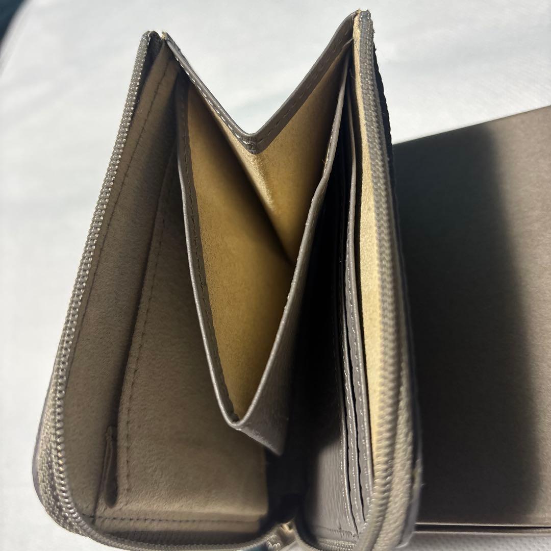 アタオ　ATAO ミリモ・ケリー　レザー 二つ折り財布　ストーングレー