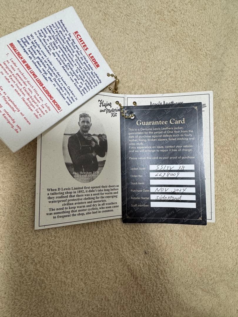 ルイスレザー　ドミネーター タイトフィット　タイプ551 　シープスキン