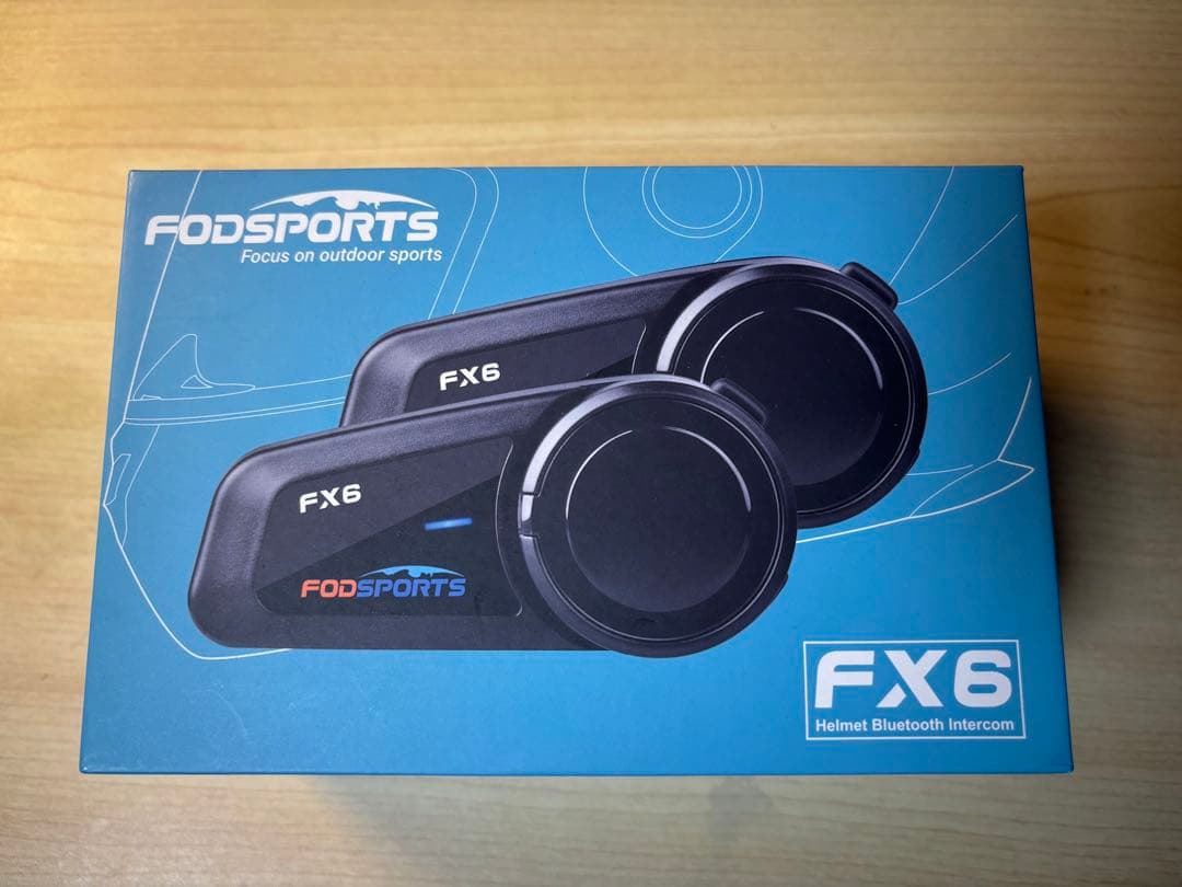 FODSPORTS FX6 ヘルメットインカム 2個セット