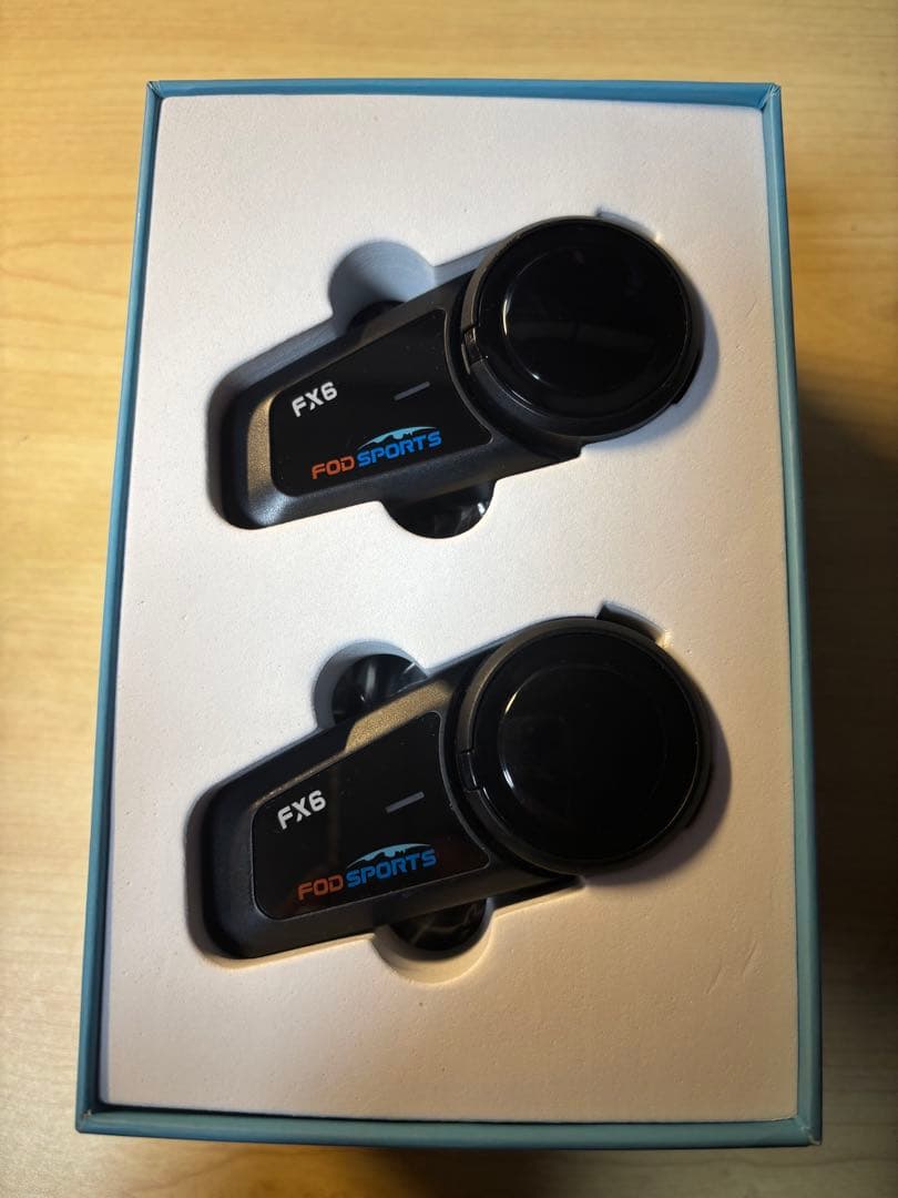 FODSPORTS FX6 ヘルメットインカム 2個セット