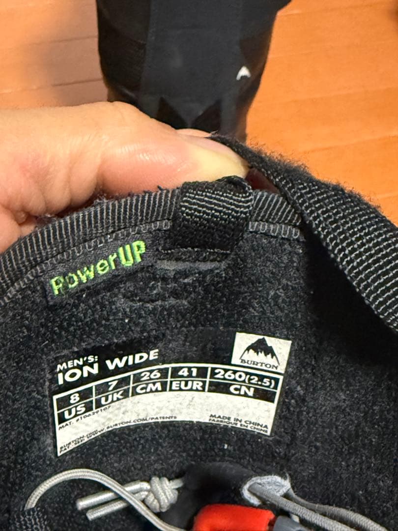 BURTON バートン ION 26cm スノボ　ブーツ　美品