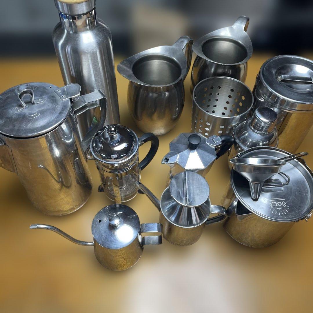 ステンレス製　キャンプセット bialetti モカエクスプレス