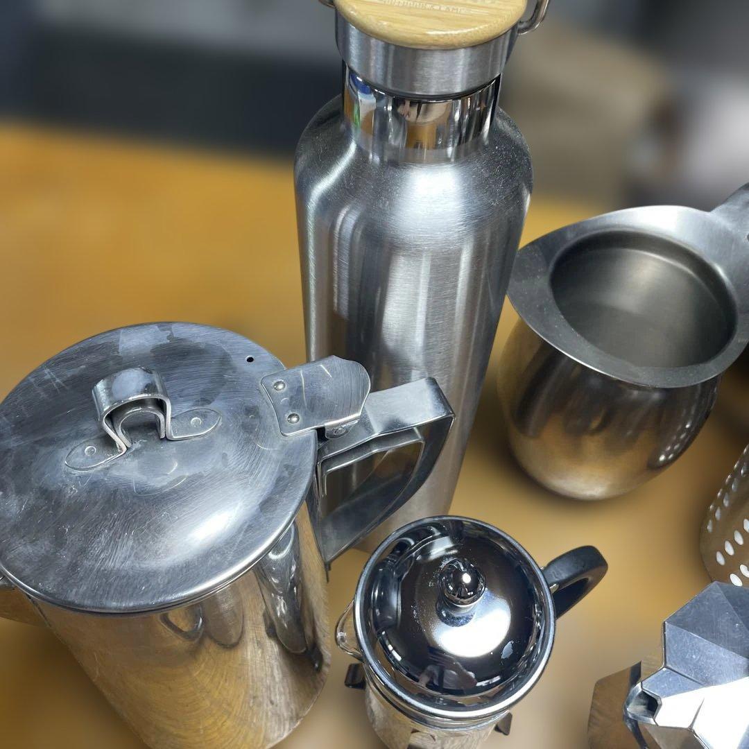 ステンレス製　キャンプセット bialetti モカエクスプレス