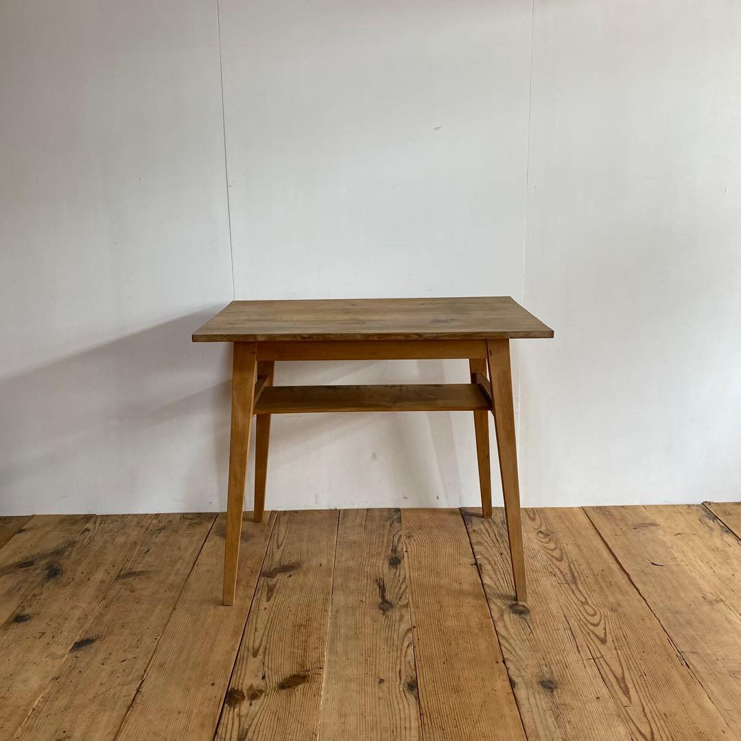 アンティーク テーブル 机 オーク材 ナラ 無垢材 y43