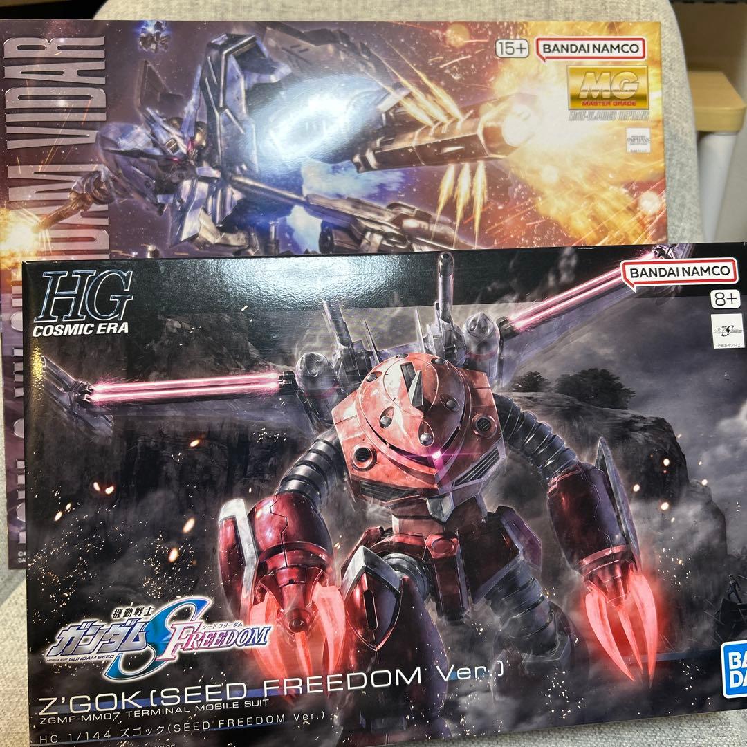 ガンプラまとめ売りMGヴィダール　HG ズゴック(SEED) 2体セット