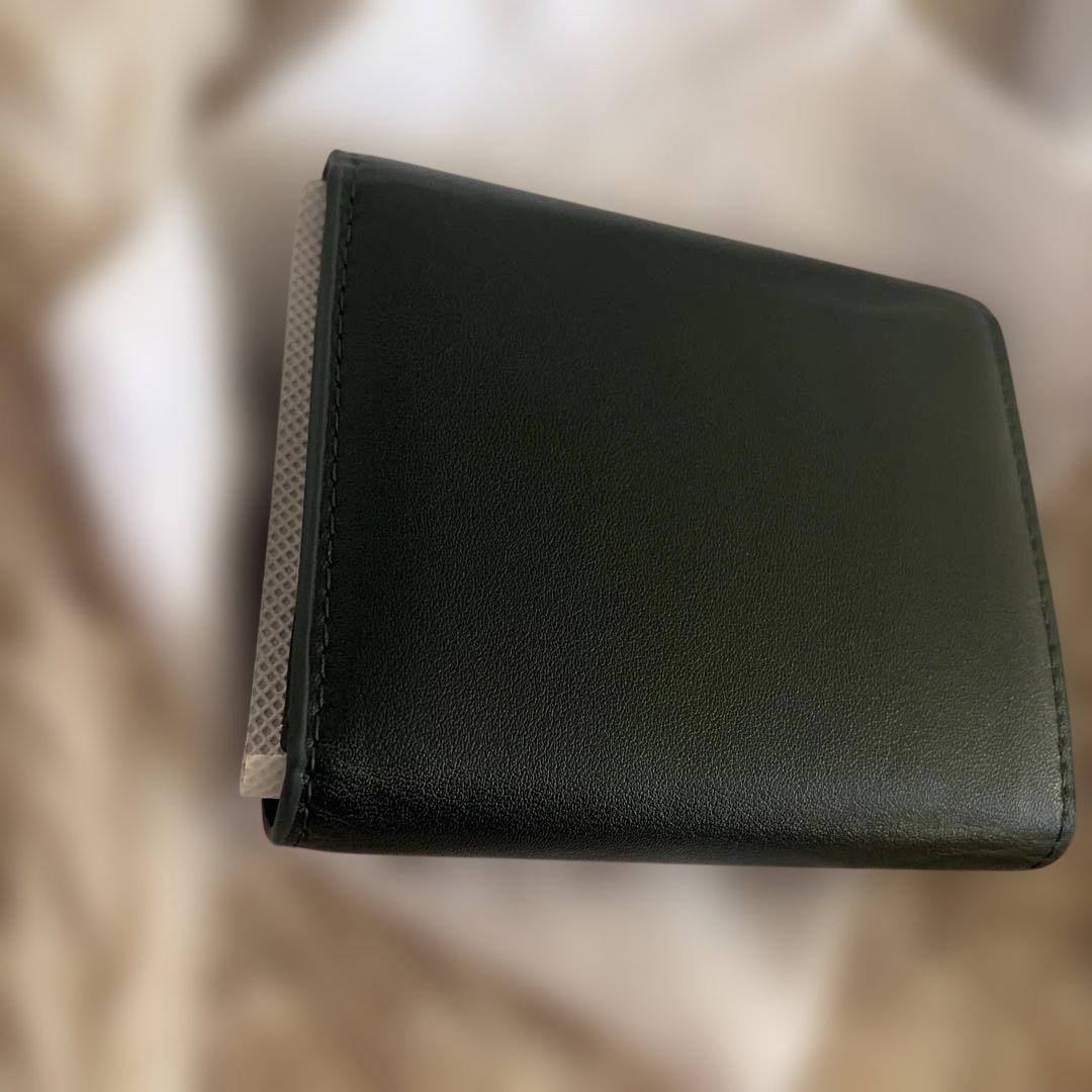 CELINE ダークグリーン 三つ折り財布