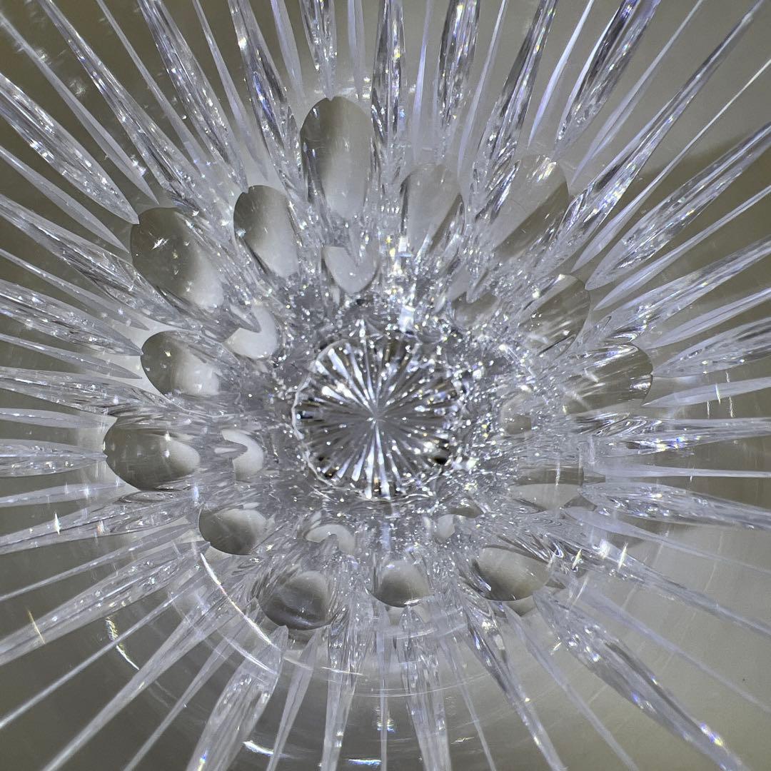 渡邉明　切子洋酒杯　共箱　高さ13.5㎝　東Y7-0908⭐︎1Fトニチ