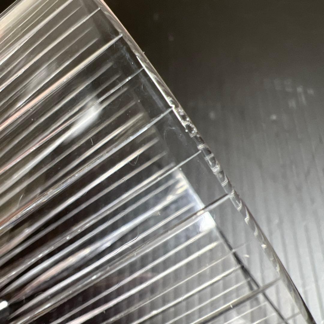 渡邉明　切子洋酒杯　共箱　高さ13.5㎝　東Y7-0908⭐︎1Fトニチ