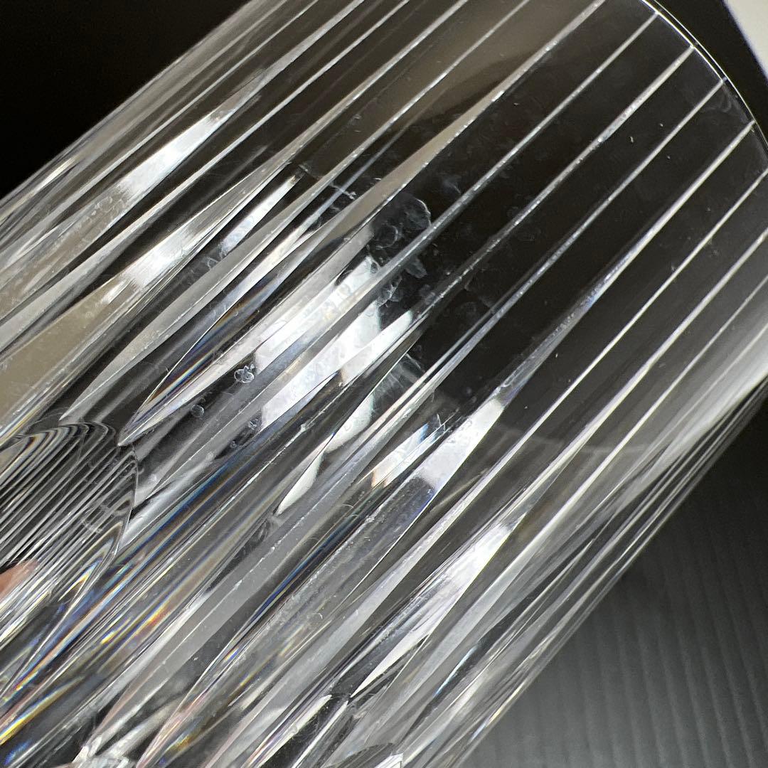 渡邉明　切子洋酒杯　共箱　高さ13.5㎝　東Y7-0908⭐︎1Fトニチ