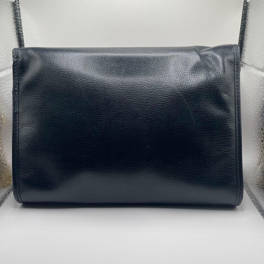 ChristianDior オールレザー　チェーンショルダーバッグ2WAY