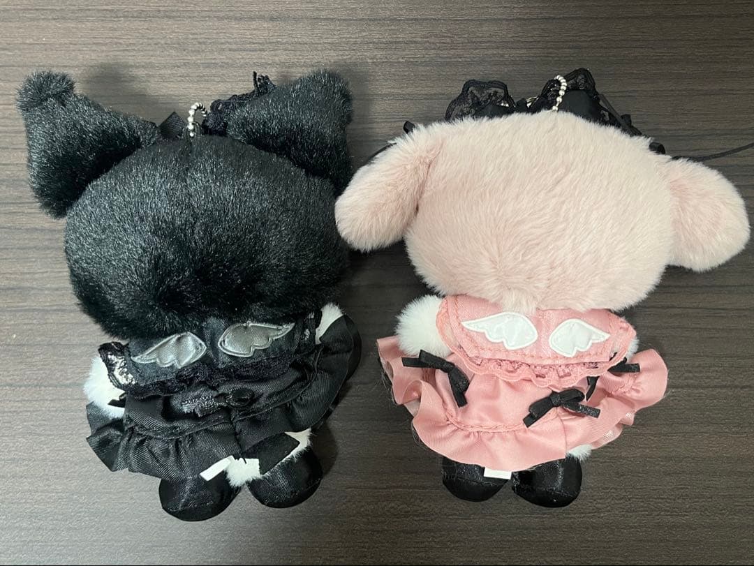 サンリオ 真夜中のメロクロ マイメロディ クロミ ぬいぐるみ マスコット