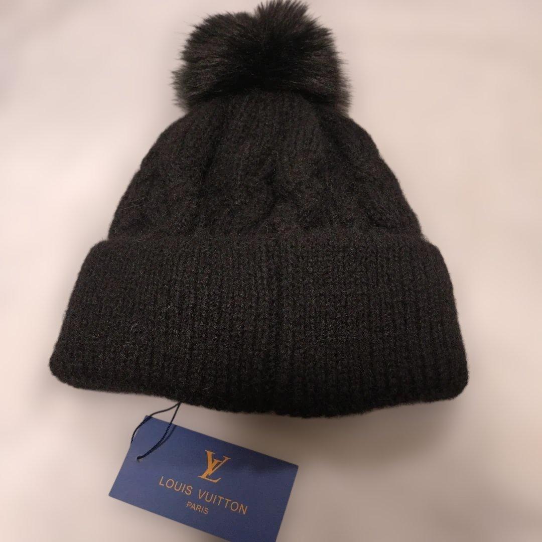【新品·未使用】LOUIS VUITTON ケーブル編みニット帽