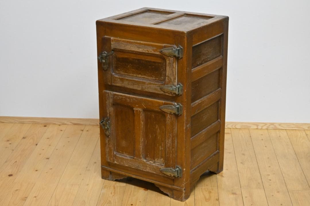 【昭和レトロ】氷式 冷蔵庫・アイスボックス・氷で冷やすタイプ(良品・静岡受取OK