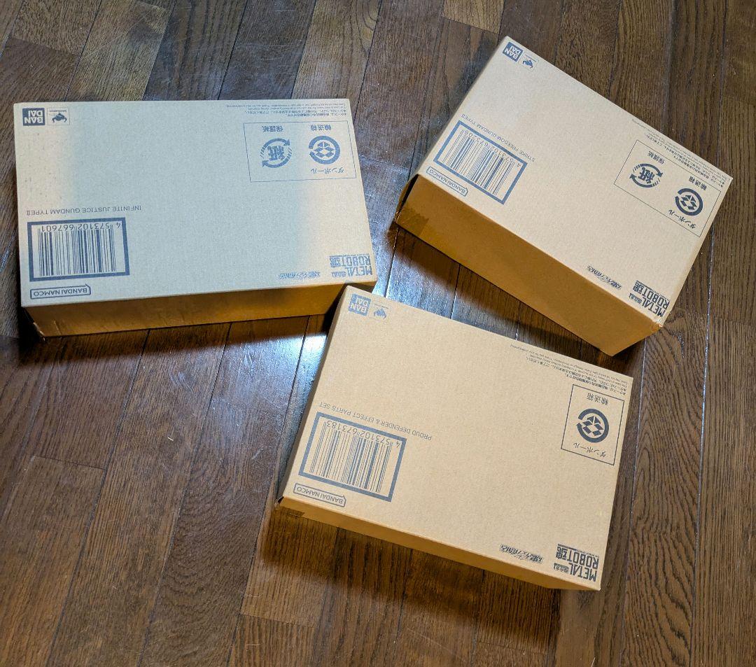 L ROBOT魂 フリーダム　プラウドディフェンダー　ジャスティスの三点