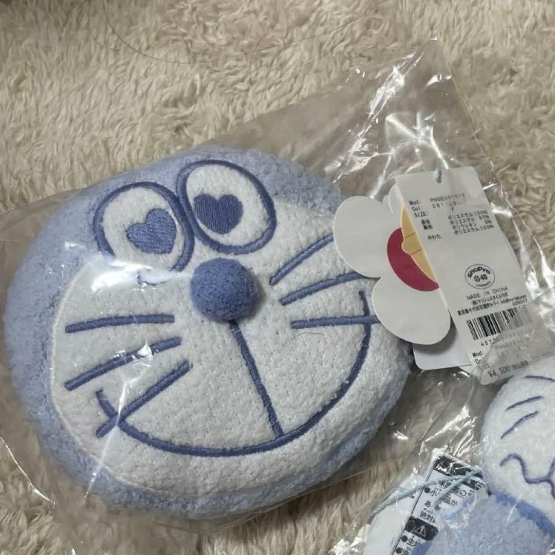 ジェラピケ【ドラえもん】ベビモコフェイスポーチ&チャーム