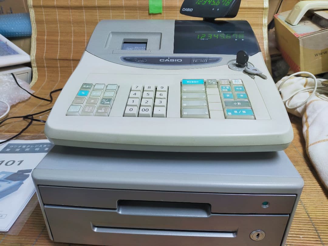 カシオレジスター　TE-101　フル設定無料　長期使用可能　660117