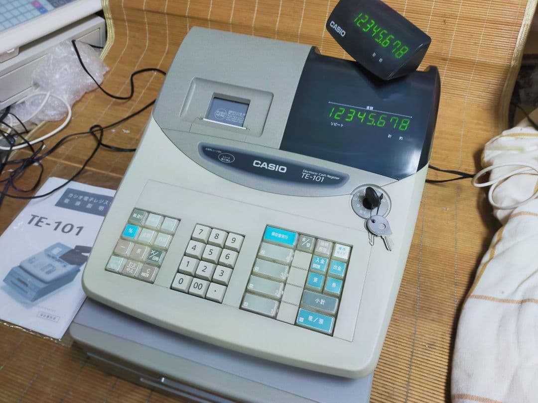 カシオレジスター　TE-101　フル設定無料　長期使用可能　660117