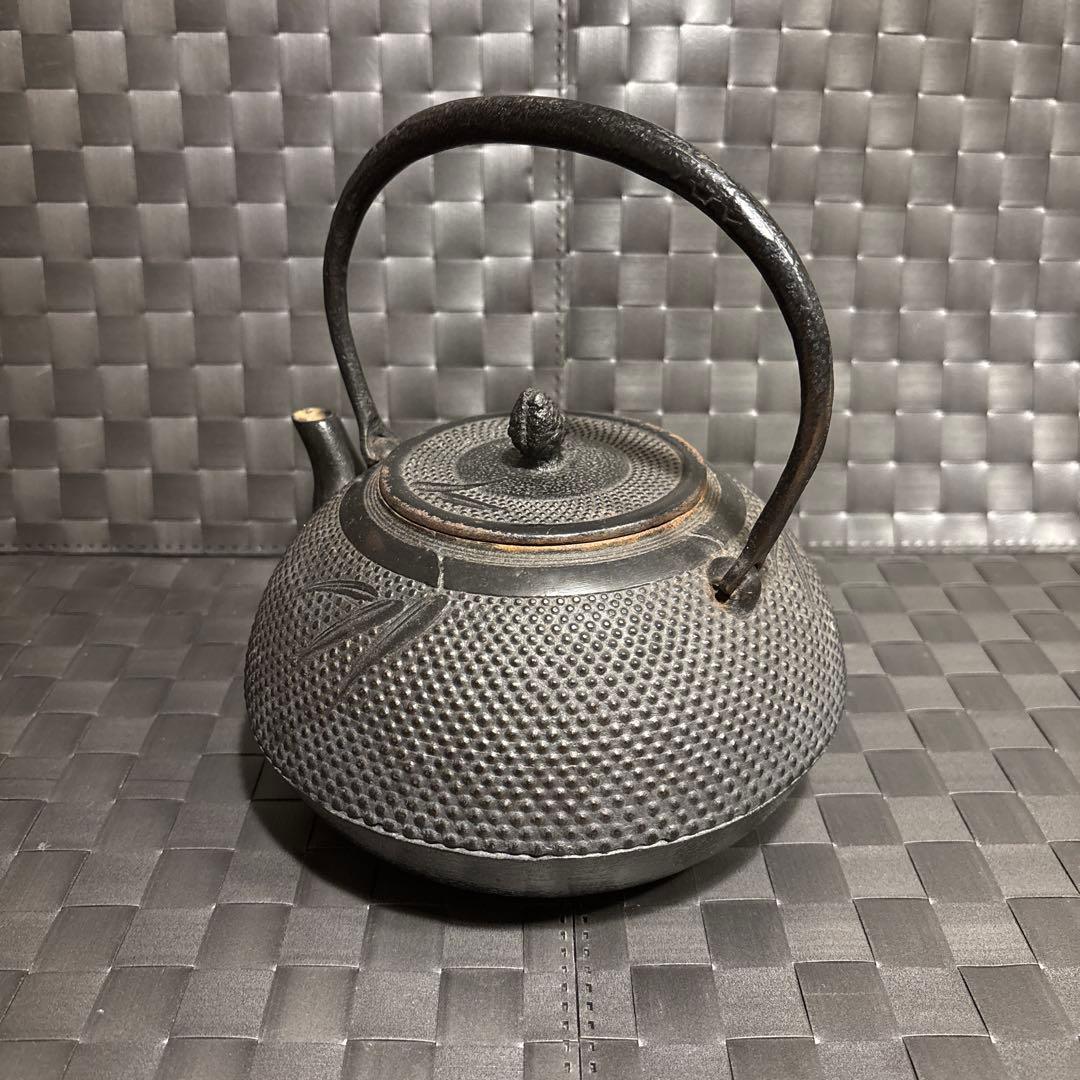 南部鉄器　鉄瓶　光雲作　約1.8L