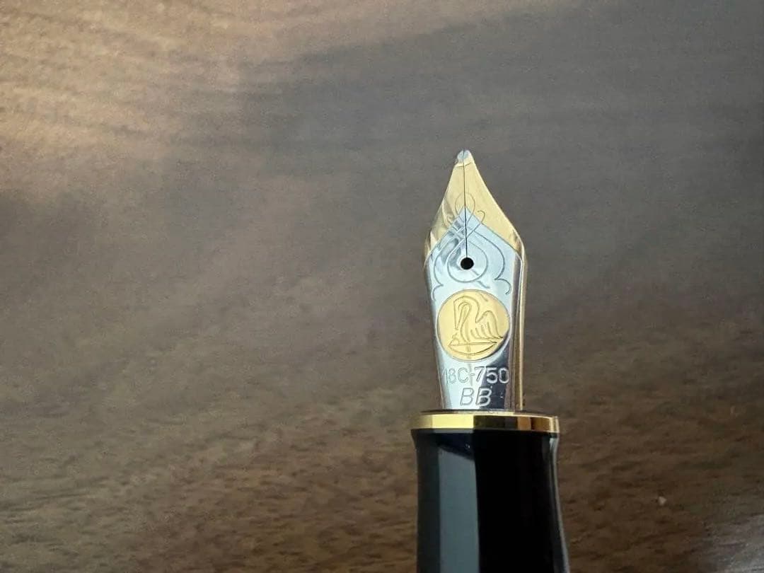 そ*ろ様 スーベレーンM800 ブルー縞 BB 極太字 カンダミサコ ケース付き