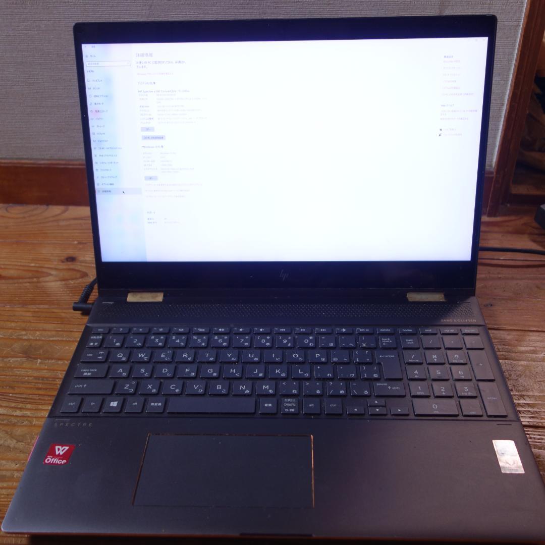 15.6インチ4Kタッチ液晶☆大容量1TBSSD HPハイスペノートパソコン