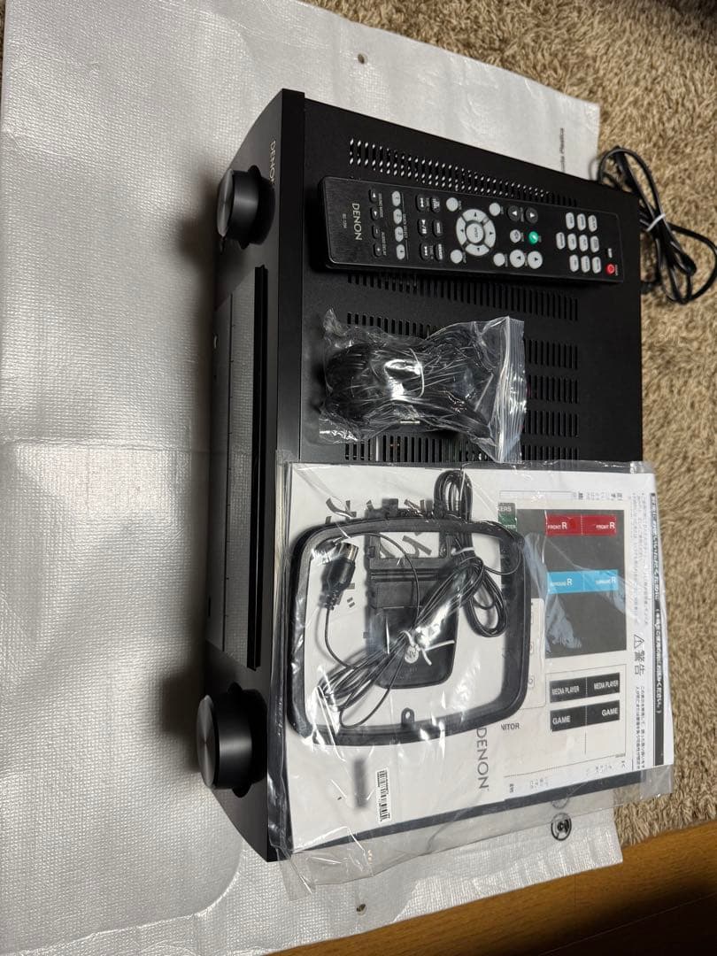 DENON AVアンプ ブラック　AVR-X580BT