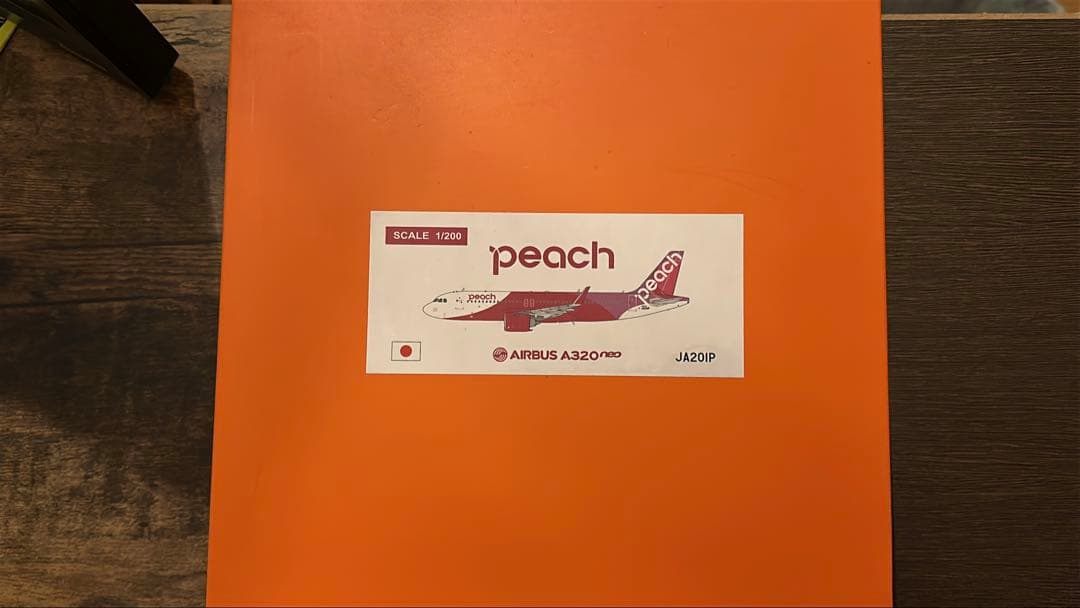 航空機・ヘリコプター JC Wings Peach Airbus A320 neo 1/200