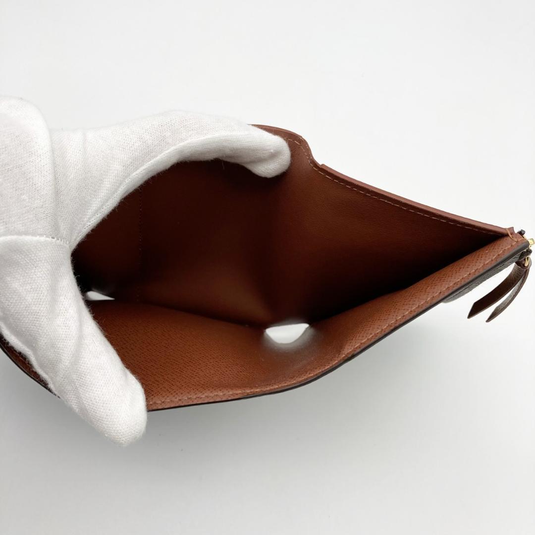 ルイヴィトン　ヴィクトリーヌ　モノグラム　三つ折り財布　718