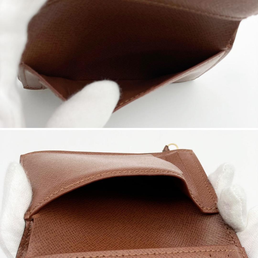 ルイヴィトン　ヴィクトリーヌ　モノグラム　三つ折り財布　718