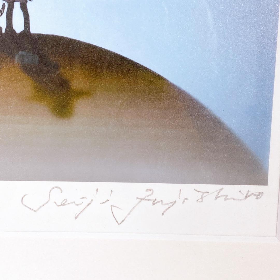 真作！藤城 清治 版画 【女の子とネコ】限定500部 No.88 リトグラフ