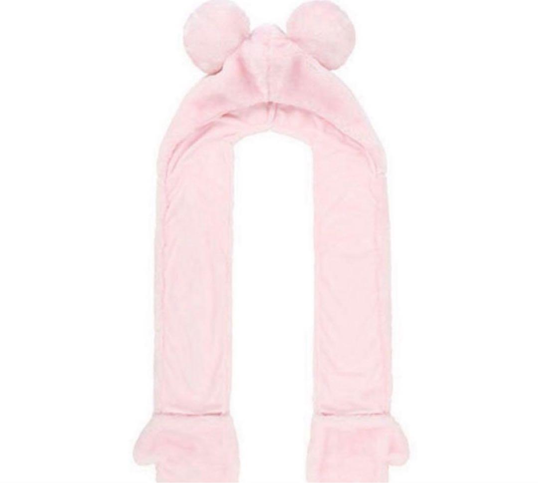 ディズニーピンクマフラー