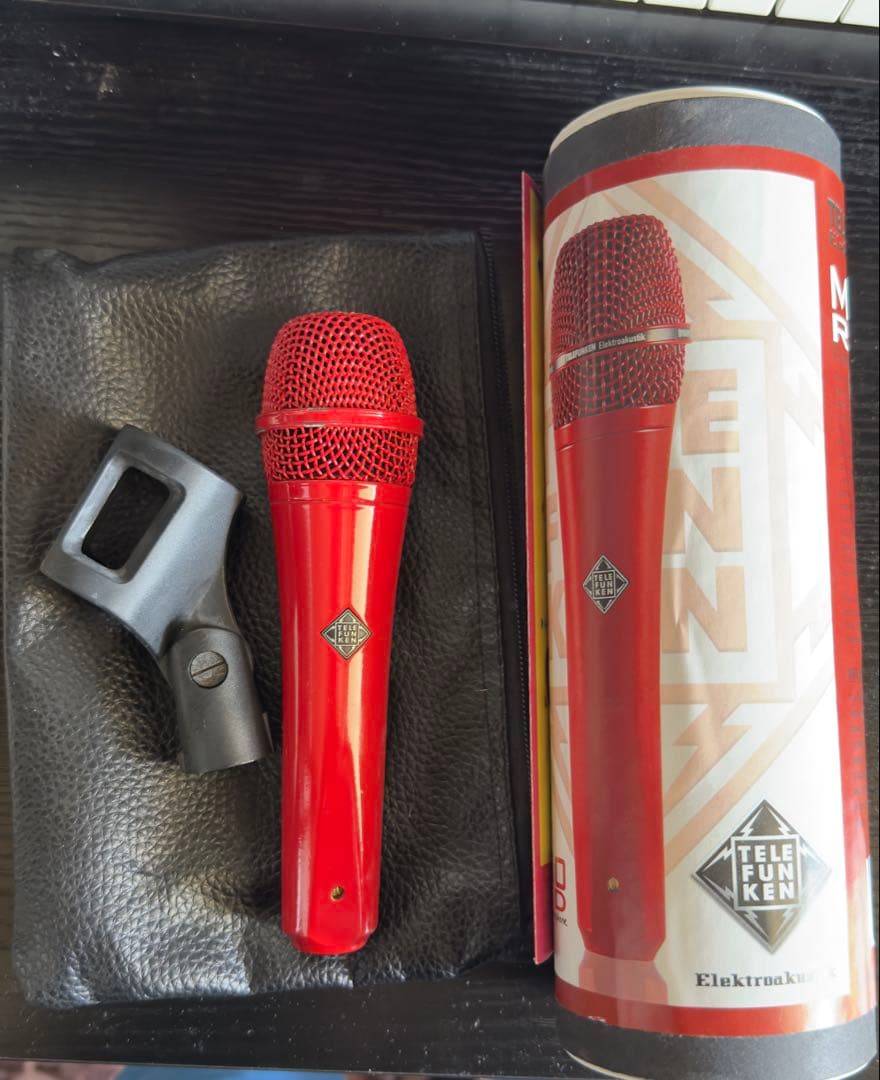 TELEFUNKEN M80 ダイナミックマイク レッド