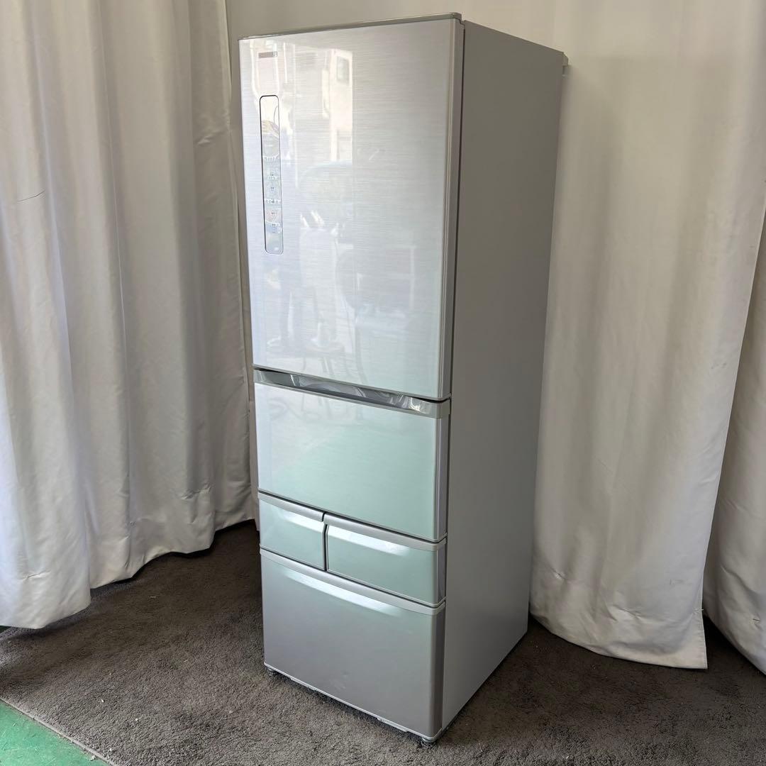 535⭕️冷蔵庫　ベジータ　大型　400㍑級　左開　自動製氷　中古　安い　設置無料