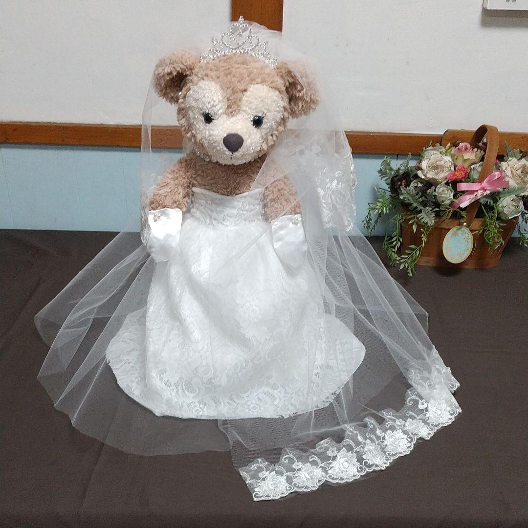 ダッフィ、シェリーメイウェディングドレス