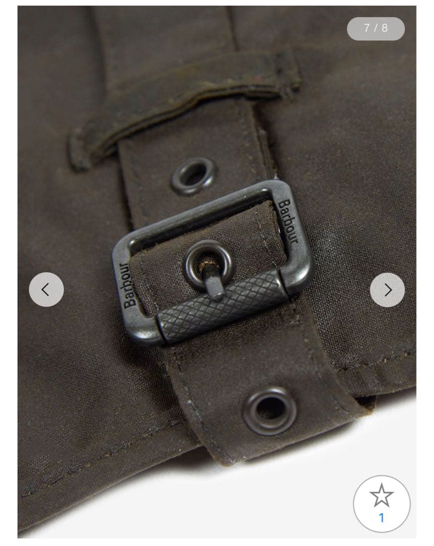 【新品】Barbour バブアー　ワックスコットンドッグコート