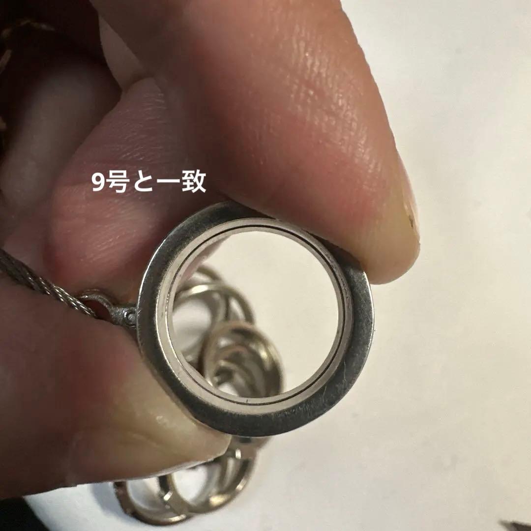 メゾンマルジェラ　ナンバリングリング　XS（9号）　シルバー925