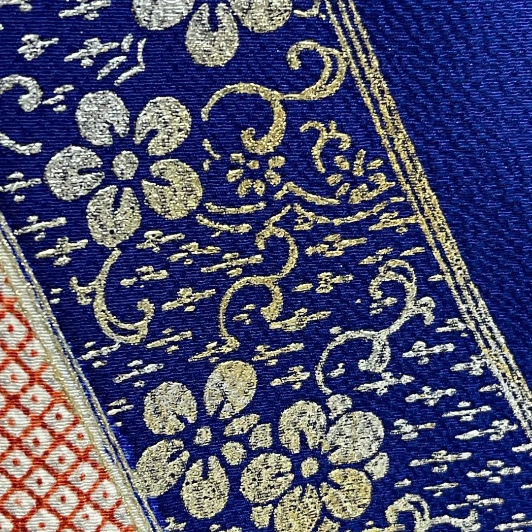 【新品未使用・仕立上・正絹】振袖－４＜金銀彩柄・ぼかし染め＞丈１５７㎝　裄６３㎝