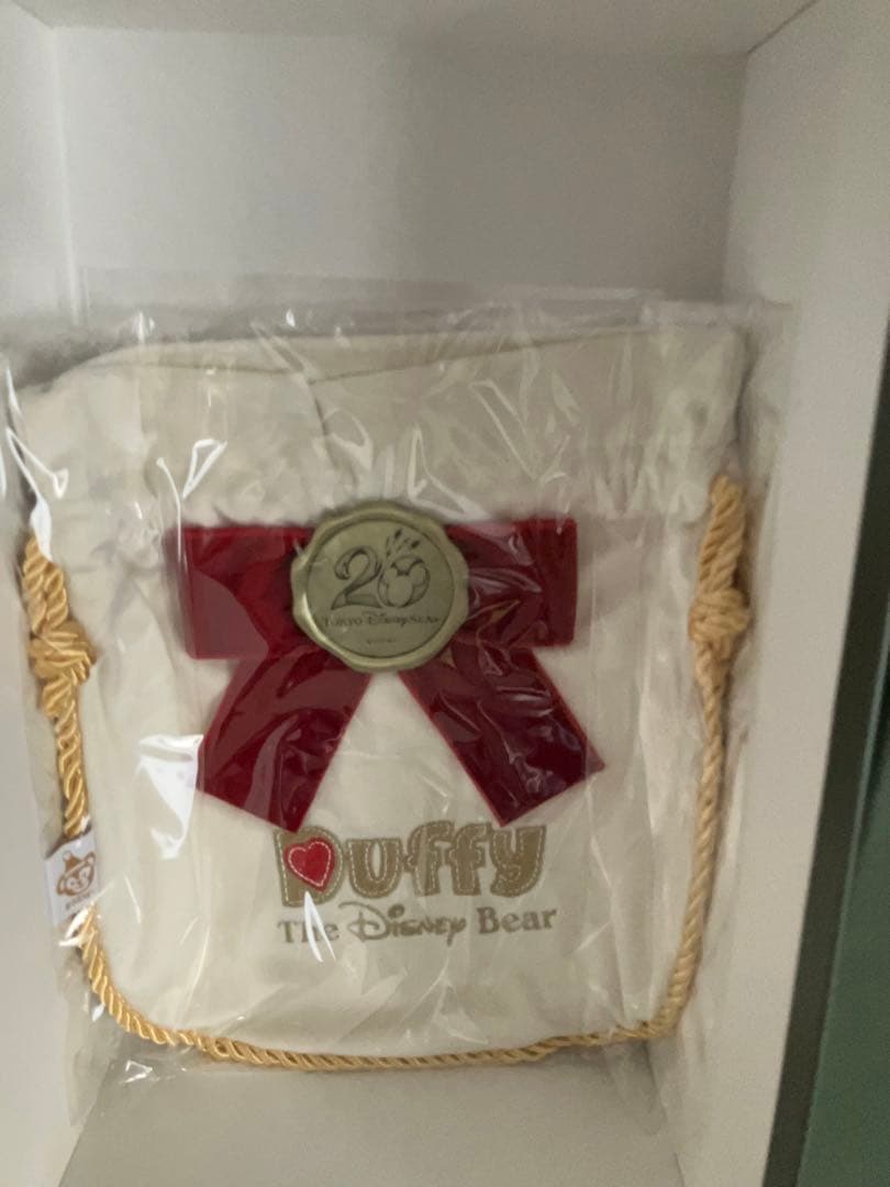 ダッフィー　シュタイフ　クリスマス　サンタ　ディズニーシー20 周年