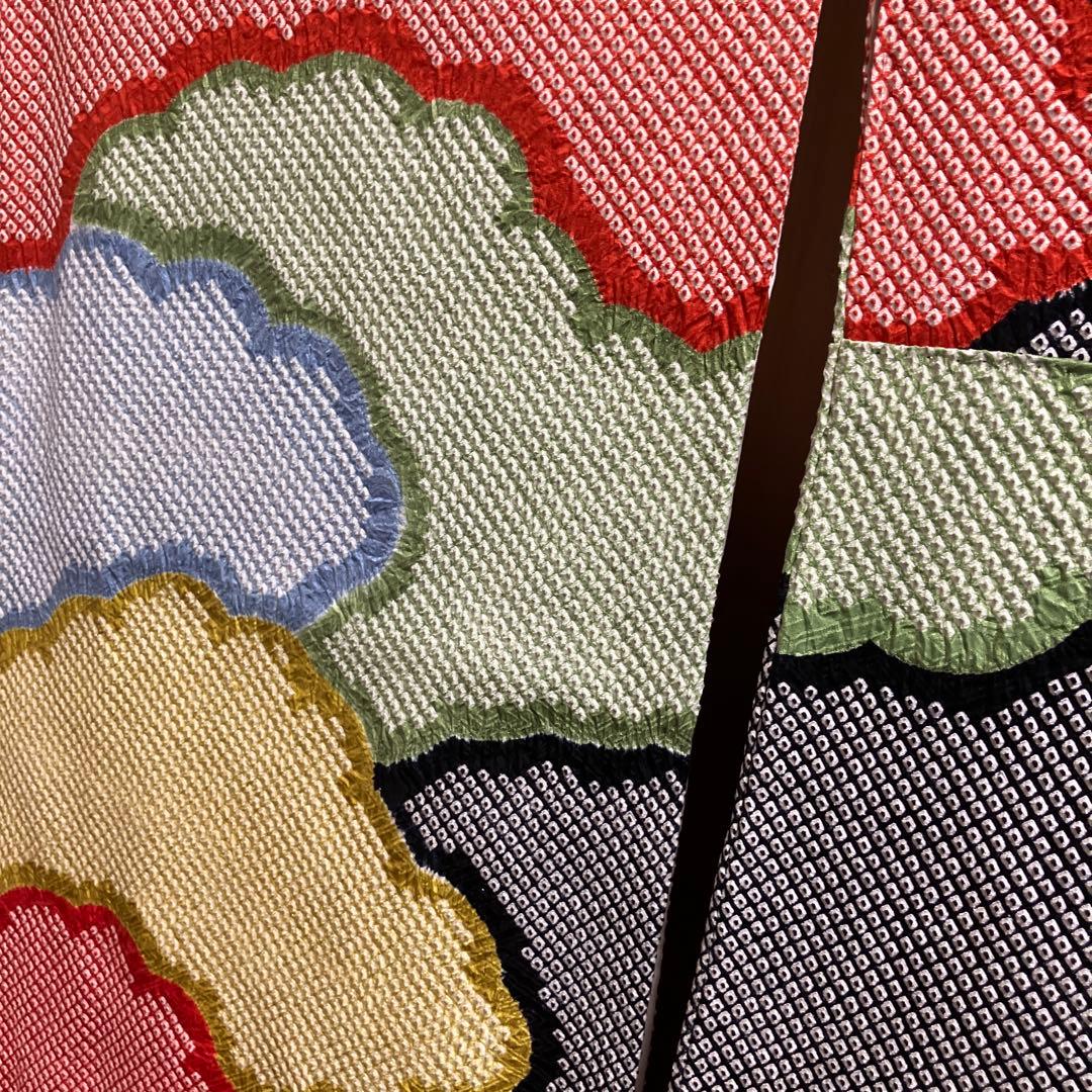 総絞り　正絹　振袖