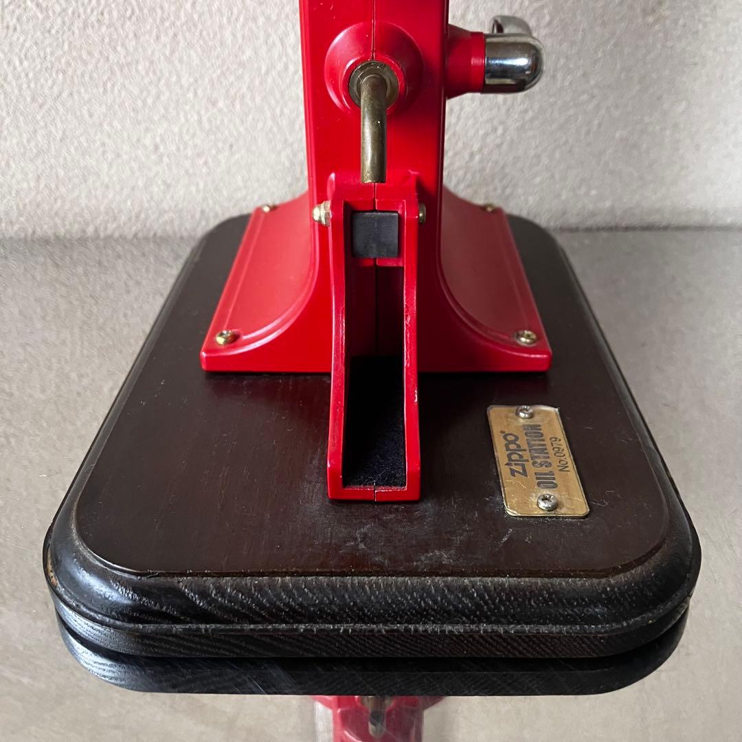 激レア zippoオイルステーション　ヴィンテージ　シリアルナンバー入り