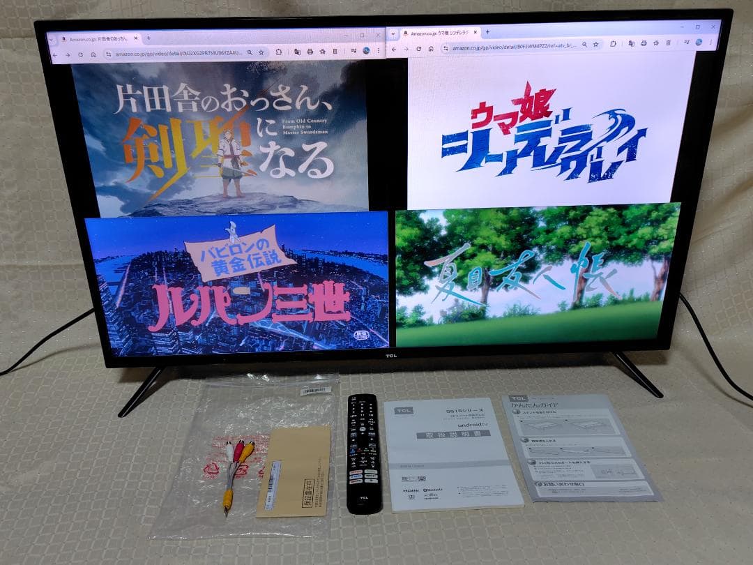 TCL 40V型 AndroidTV「40S515（2020年製）」