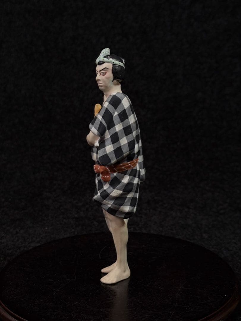 歌舞伎人形　博多人形 小島与一　小島與一　興一造　義経千本桜　すし屋