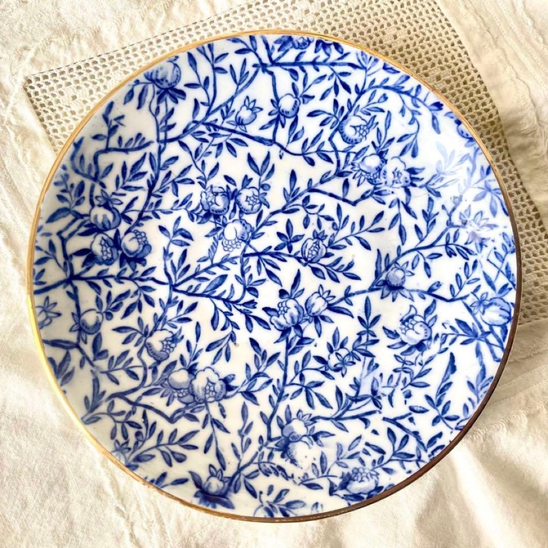 2客セットザクロ柄カップ&ソーサーC&S マーストリヒト　検フランスアンティーク