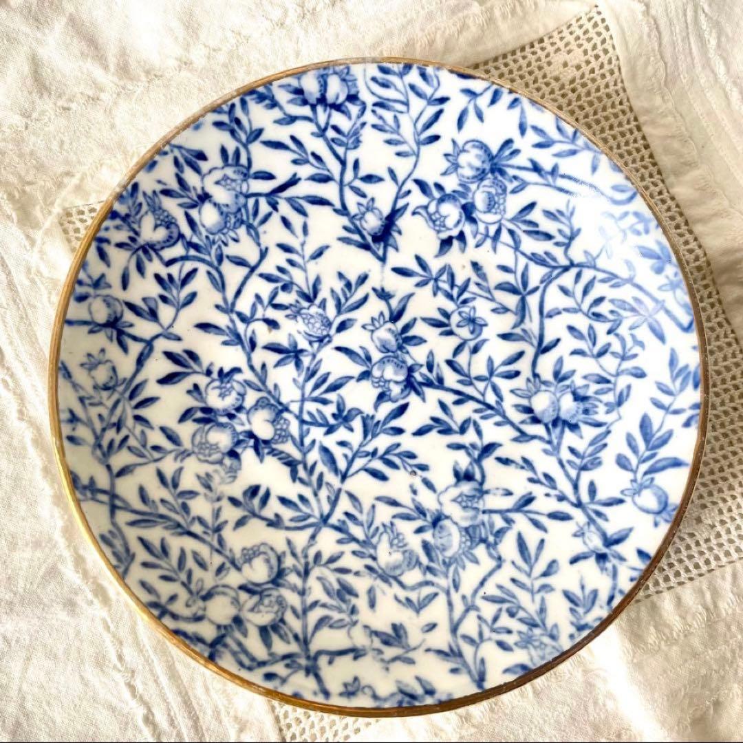 2客セットザクロ柄カップ&ソーサーC&S マーストリヒト　検フランスアンティーク